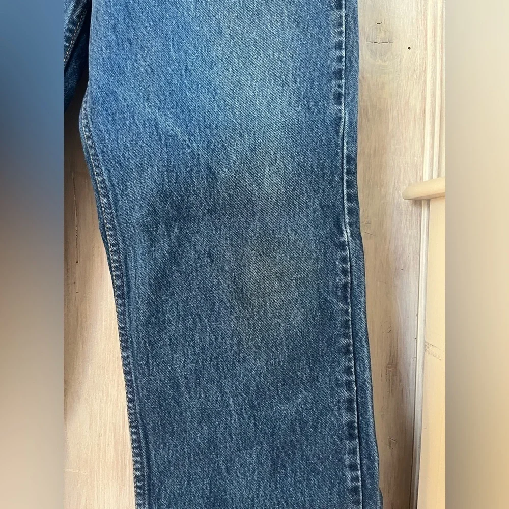 VINTAGE ORANGE TAB 509 LEVIS men's denim jeans 34'' 34'' made in USA zip fly